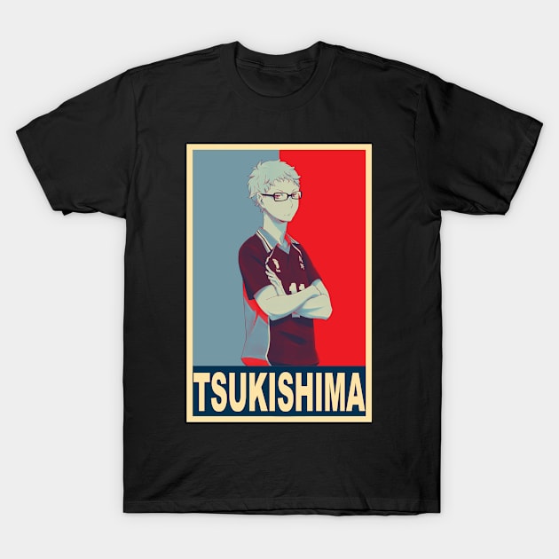 Kei Tsukishima - Haikyuu T-Shirt by Jack Jackson